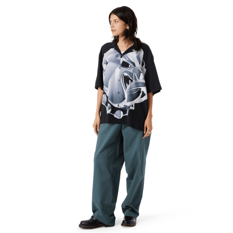 Huf Huf Big Dawg S/S Resort Shirt (Mens) | Black