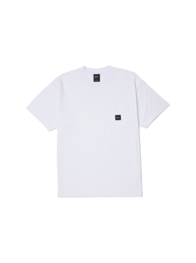 Huf Huf Set Box Logo S/S Pocket Tee (Mens) | White