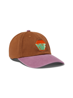 Huf Huf Big Block Washed 6 Panel Cv Hat (Mens) | Brown