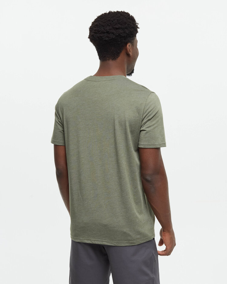 Tentree Tentree Baker Tee (Mens) | Deep Olive Htr