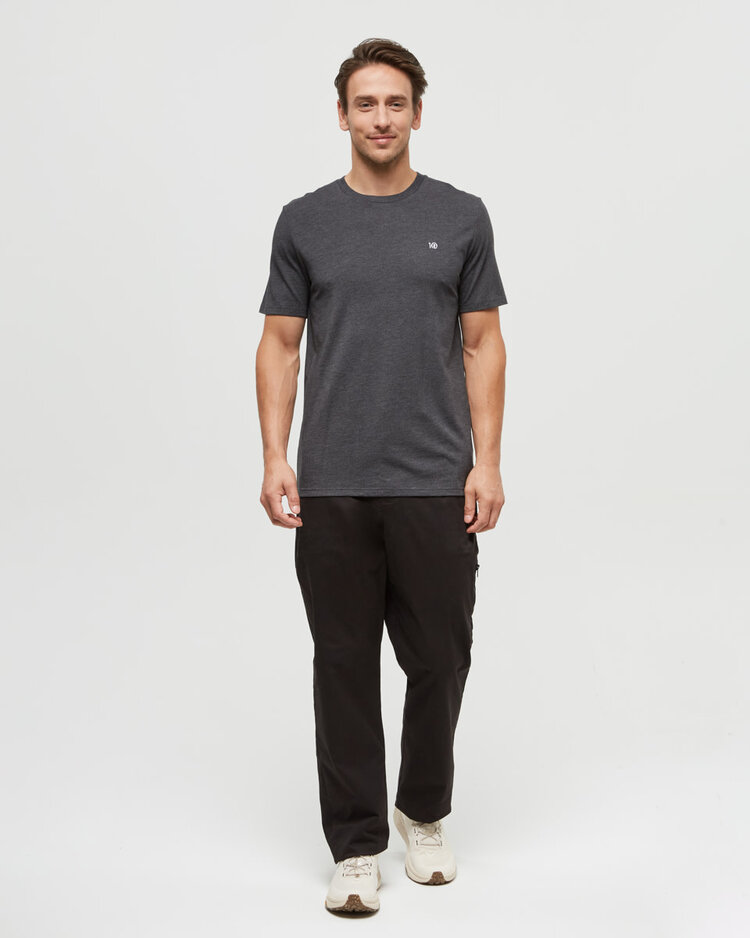 Tentree Tentree Embroidered Ten Tee (Mens) | Meteorite Black Htr
