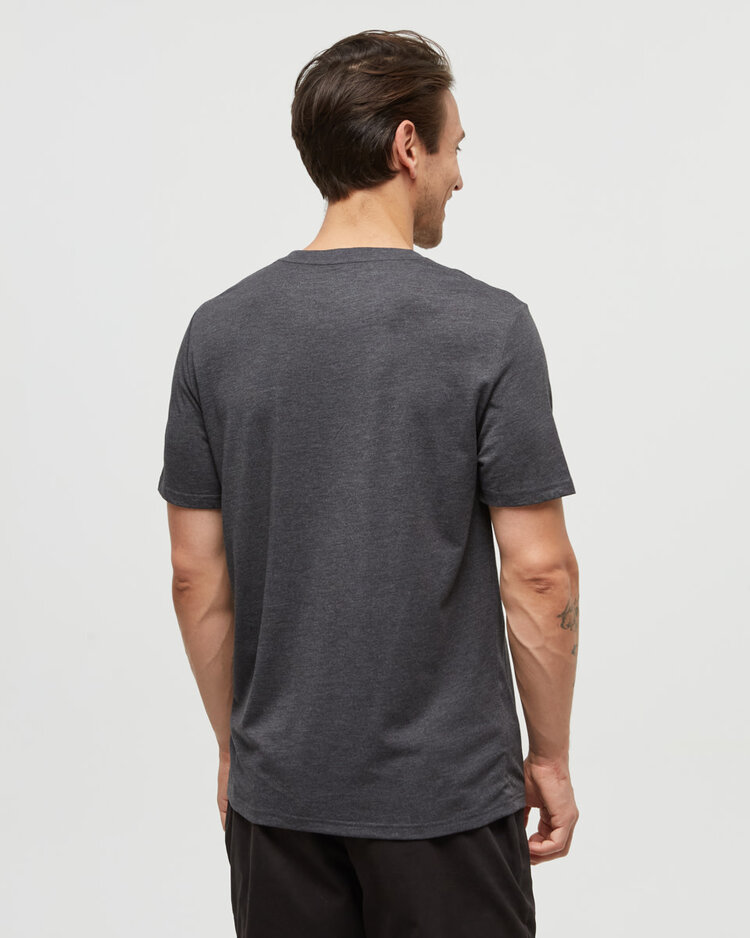 Tentree Tentree Embroidered Ten Tee (Mens) | Meteorite Black Htr