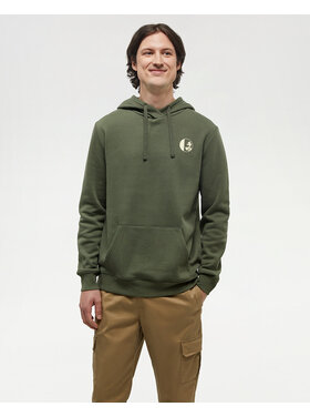 Tentree Tentree Linear Tree Hoodie (Mens) | Deep Olive/Sunray