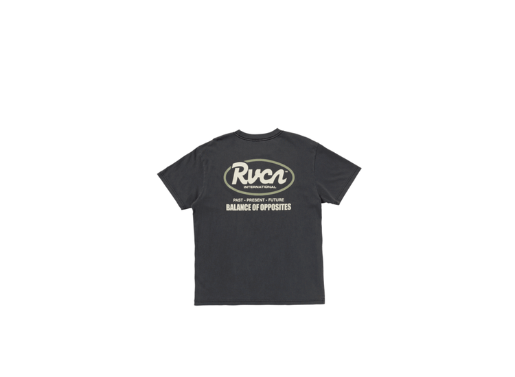 RVCA Rvca Ranch Script Ss (Mens) | Black