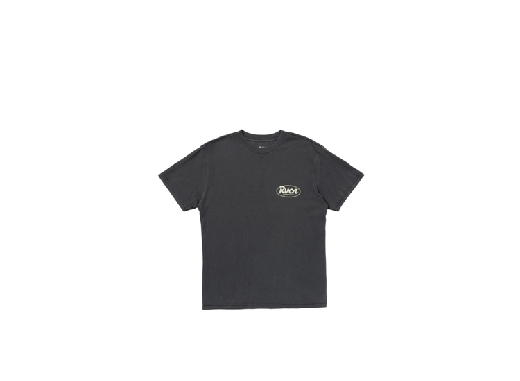 RVCA Rvca Ranch Script Ss (Mens) | Black