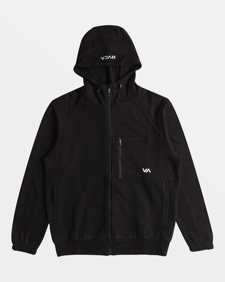 RVCA Rvca Tech Fleece Hoodie Ii (Mens) | Black 2