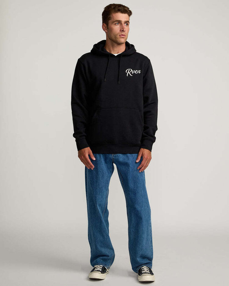 RVCA Rvca Show Time Hood Fleece (Mens) | Black