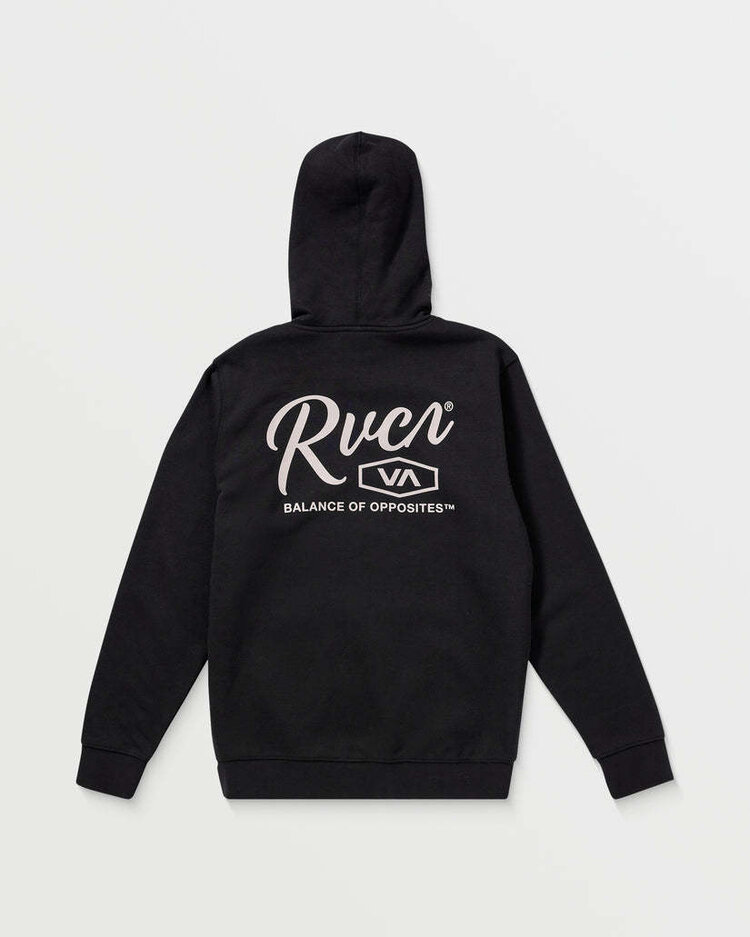 RVCA Rvca Show Time Hood Fleece (Mens) | Black