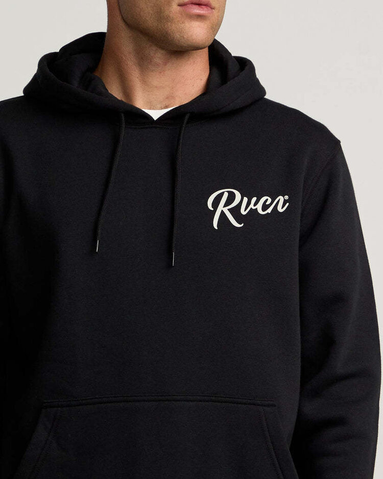 RVCA Rvca Show Time Hood Fleece (Mens) | Black