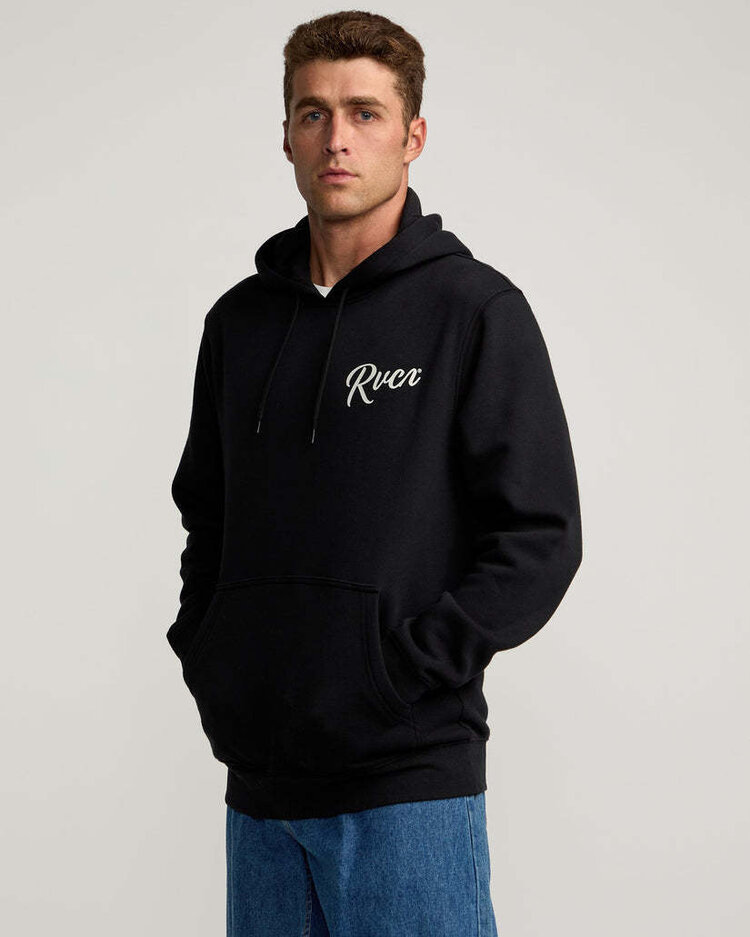 RVCA Rvca Show Time Hood Fleece (Mens) | Black