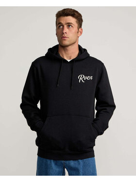 RVCA Rvca Show Time Hood Fleece (Mens) | Black