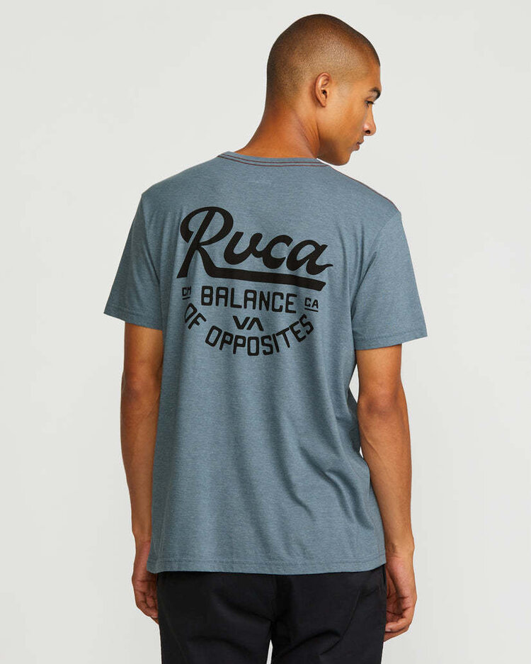 RVCA Rvca Script Sealed Ss (Mens) | Vintage Navy