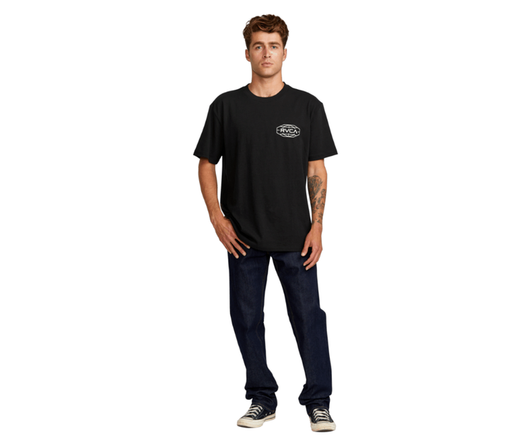 RVCA Rvca Global Hex Ss (Mens) | Black