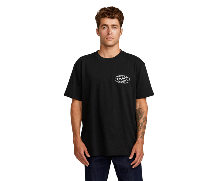 RVCA Rvca Global Hex Ss (Mens) | Black
