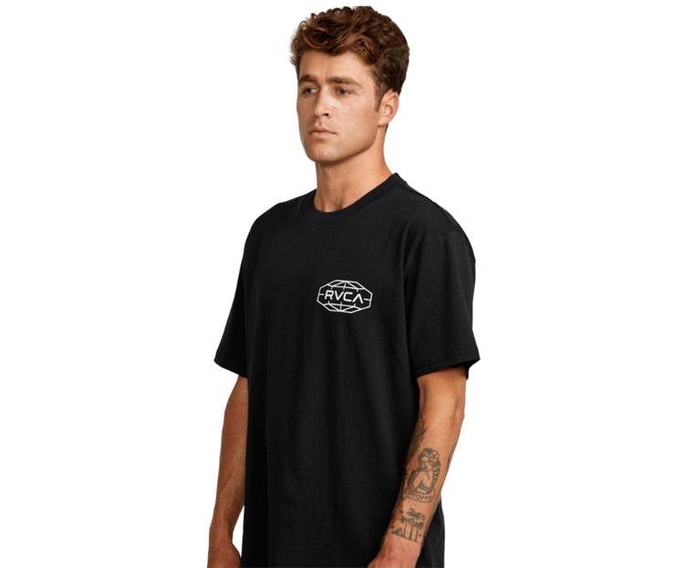 RVCA Rvca Global Hex Ss (Mens) | Black