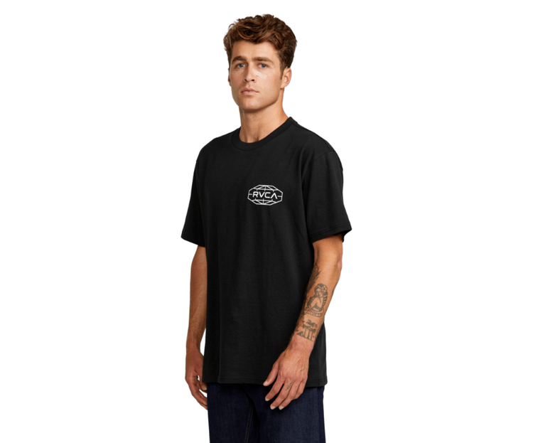 RVCA Rvca Global Hex Ss (Mens) | Black