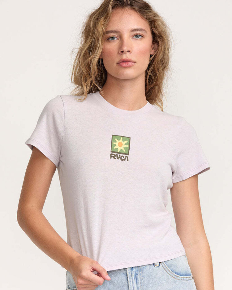 RVCA Rvca 411 Tee (Womens) | Fog