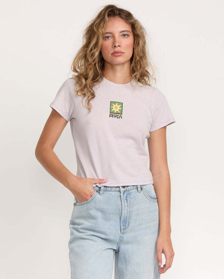 RVCA Rvca 411 Tee (Womens) | Fog
