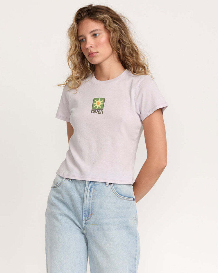 RVCA Rvca 411 Tee (Womens) | Fog