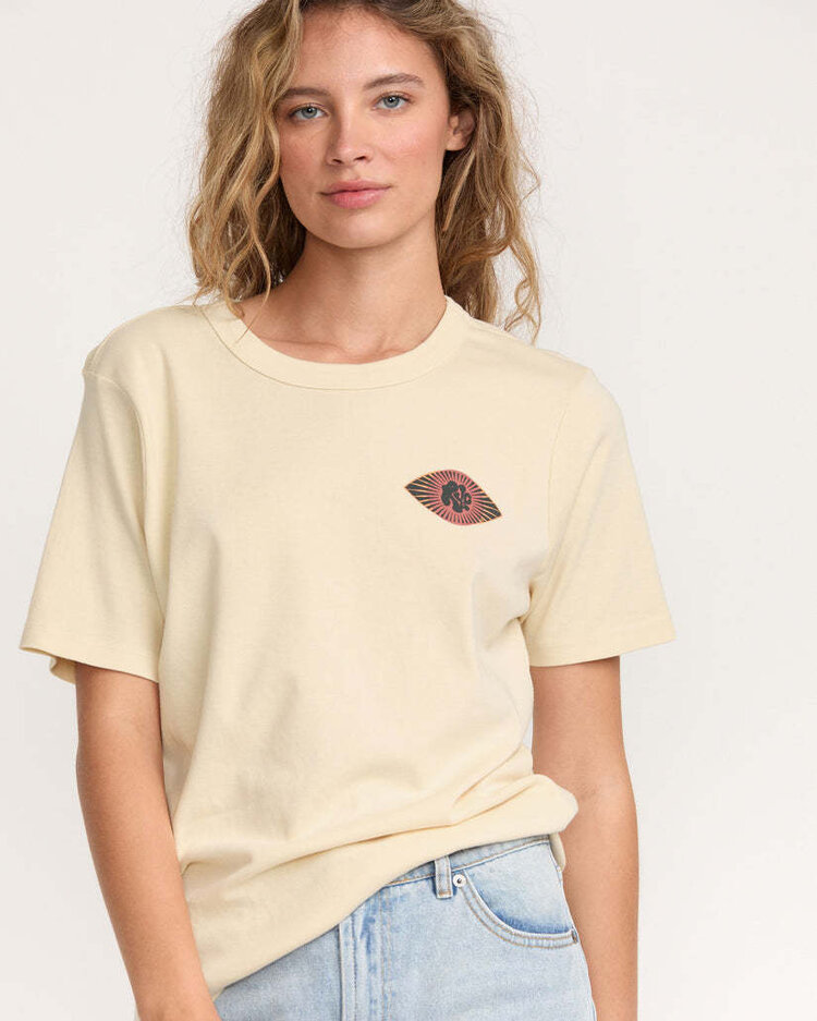 RVCA Rvca Daily Tee (Womens) | Cream