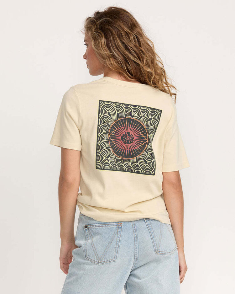 RVCA Rvca Daily Tee (Womens) | Cream