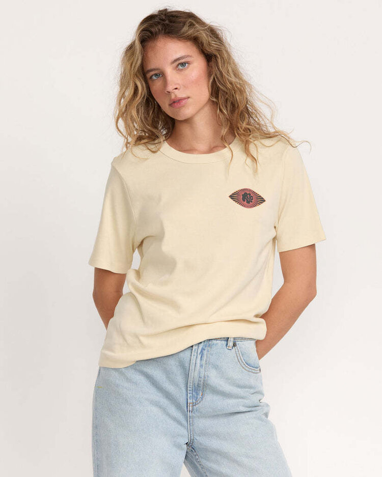 RVCA Rvca Daily Tee (Womens) | Cream