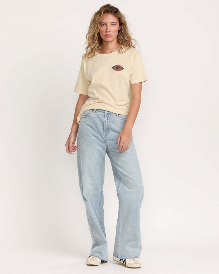 RVCA Rvca Daily Tee (Womens) | Cream