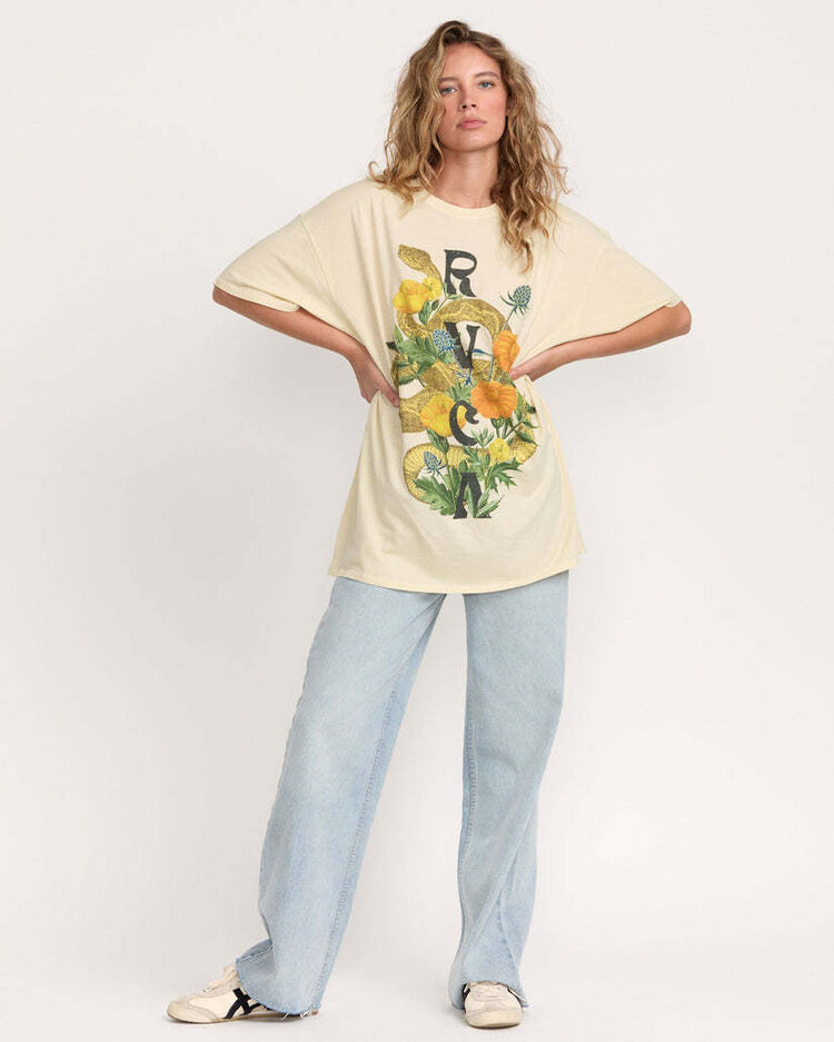 RVCA Rvca Baggie Tee (Womens) | Cream