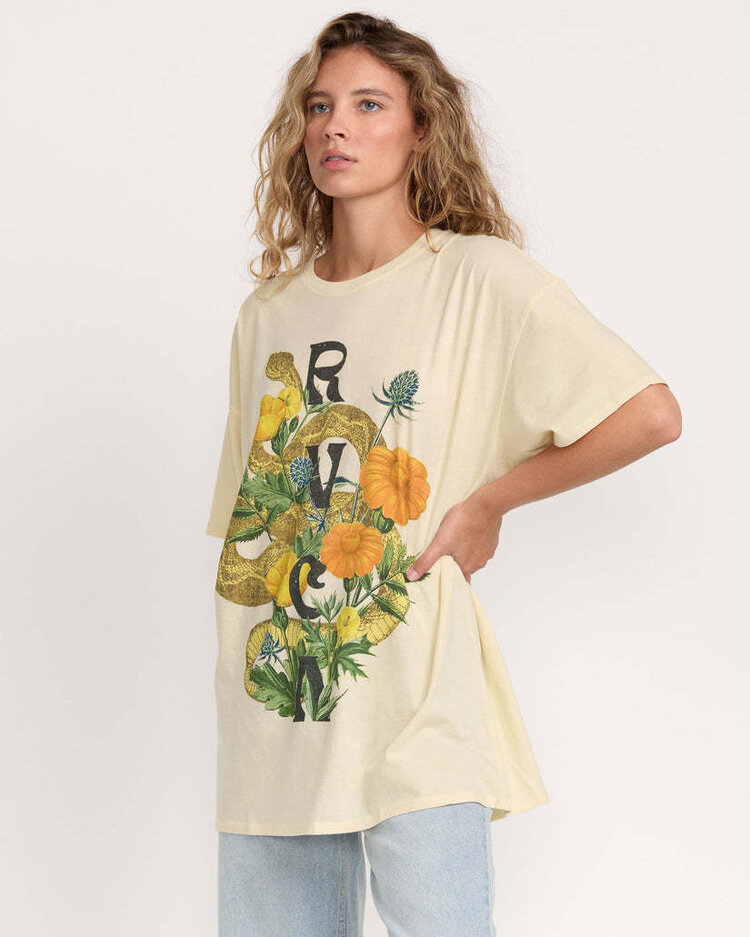 RVCA Rvca Baggie Tee (Womens) | Cream