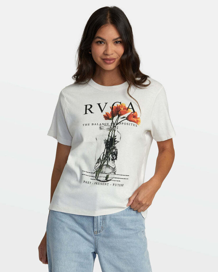 RVCA Rvca Daily Tee (Womens) | Whisper White