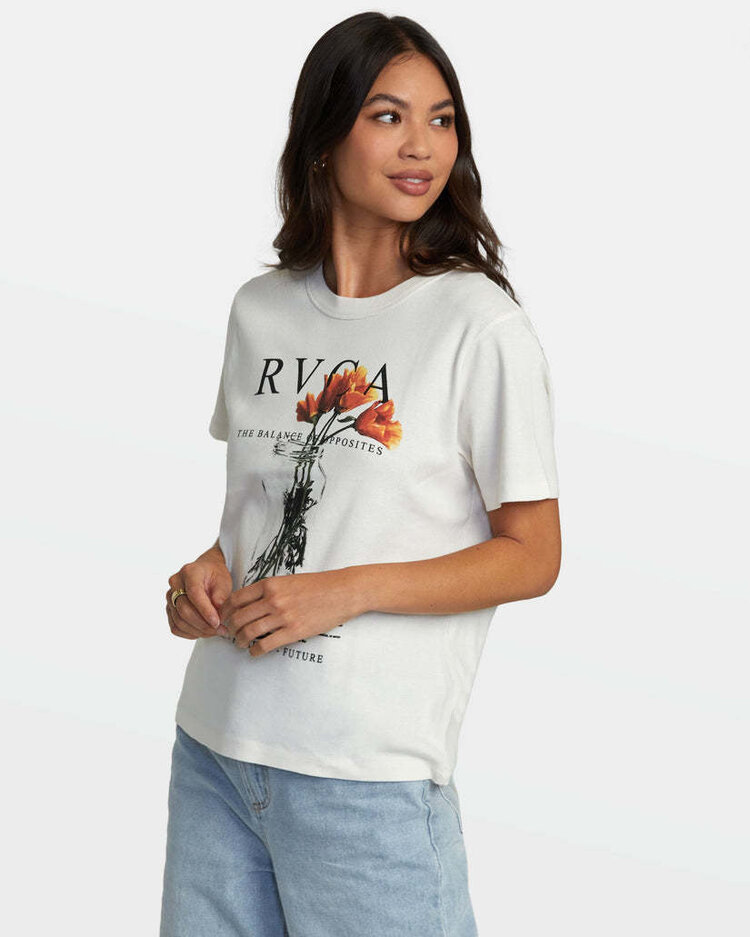 RVCA Rvca Daily Tee (Womens) | Whisper White