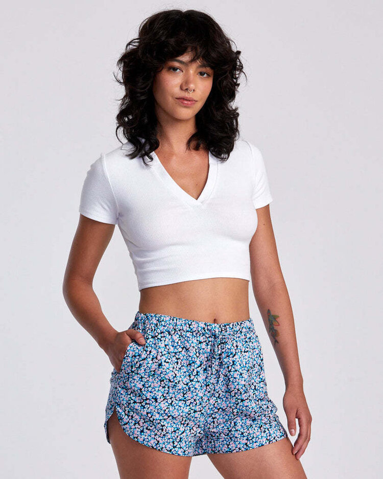 RVCA Rvca New Yume Short (Womens) | Black Floral