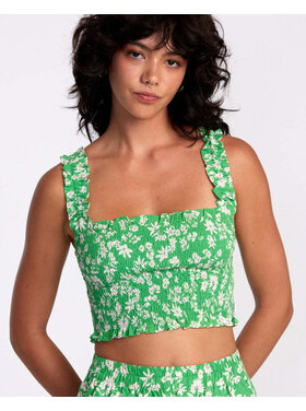 RVCA Rvca Terrace Tank (Womens) | Classic Green