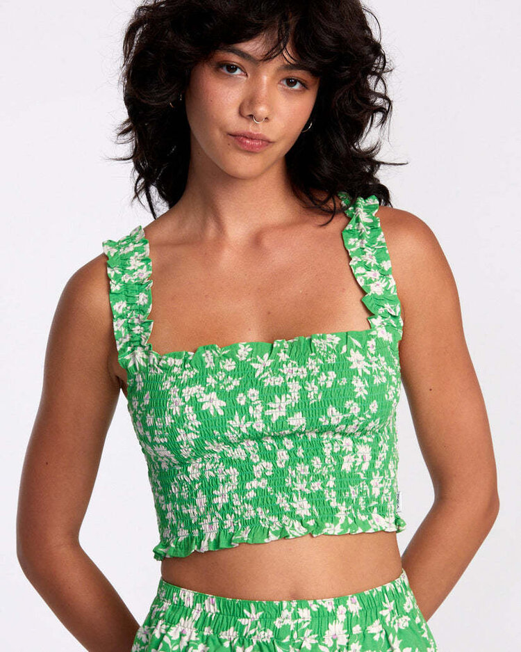 RVCA Rvca Terrace Tank (Womens) | Classic Green