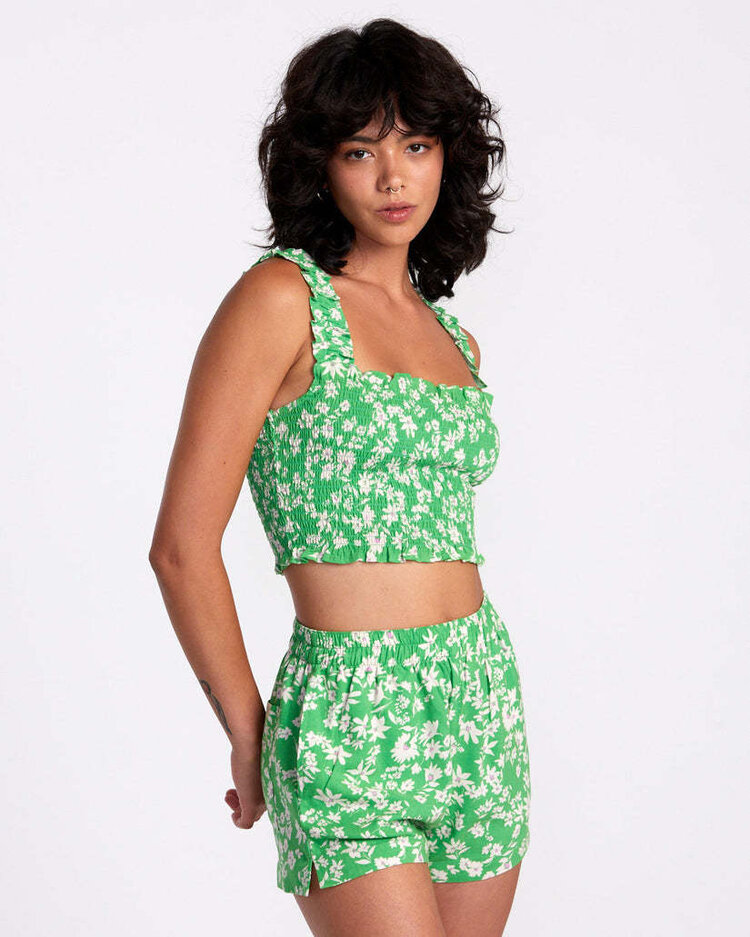 RVCA Rvca Terrace Tank (Womens) | Classic Green