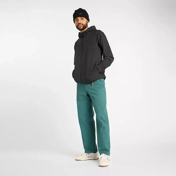 New Balance New Balance Woven Full-Zip Jacket (Mens) | Black