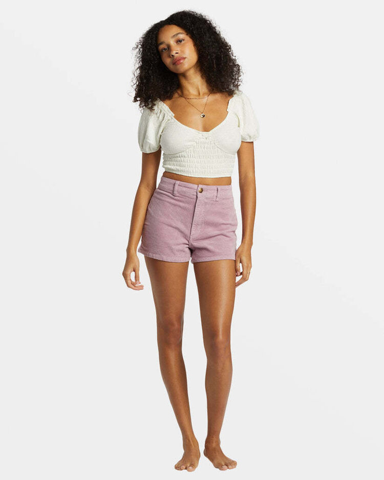 Billabong Billabong Free Fall Short Cord (Womens) | Lilac Fog