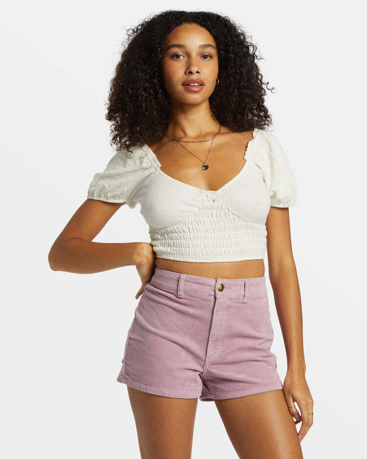 Billabong Billabong Free Fall Short Cord (Womens) | Lilac Fog