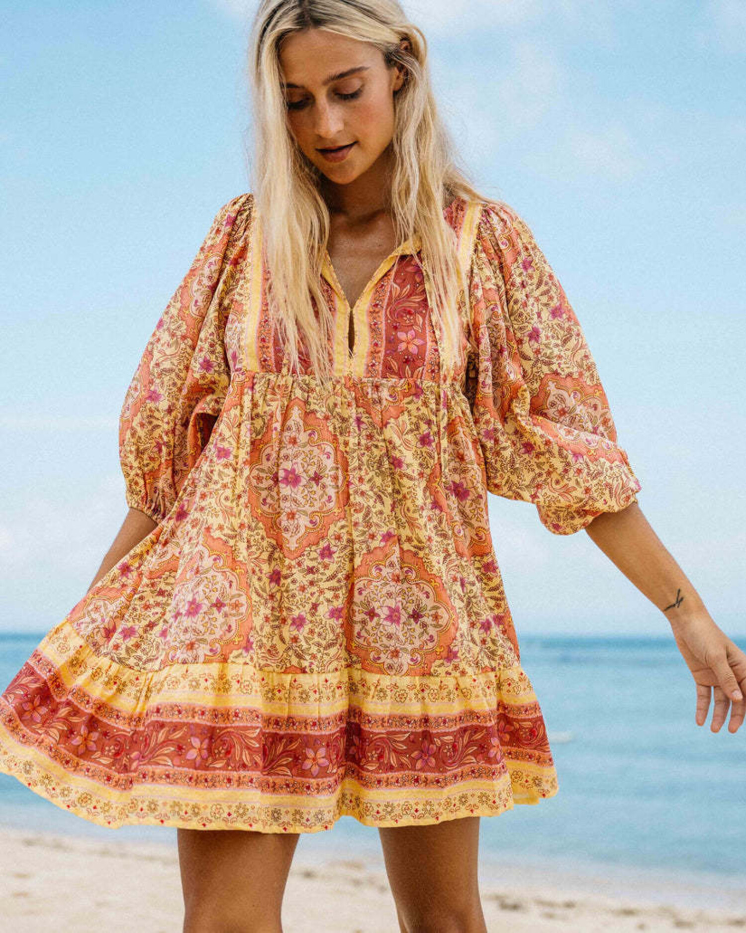 Billabong Ambers Dress (Womens) | Pale Yellow - The Drop Rideshop