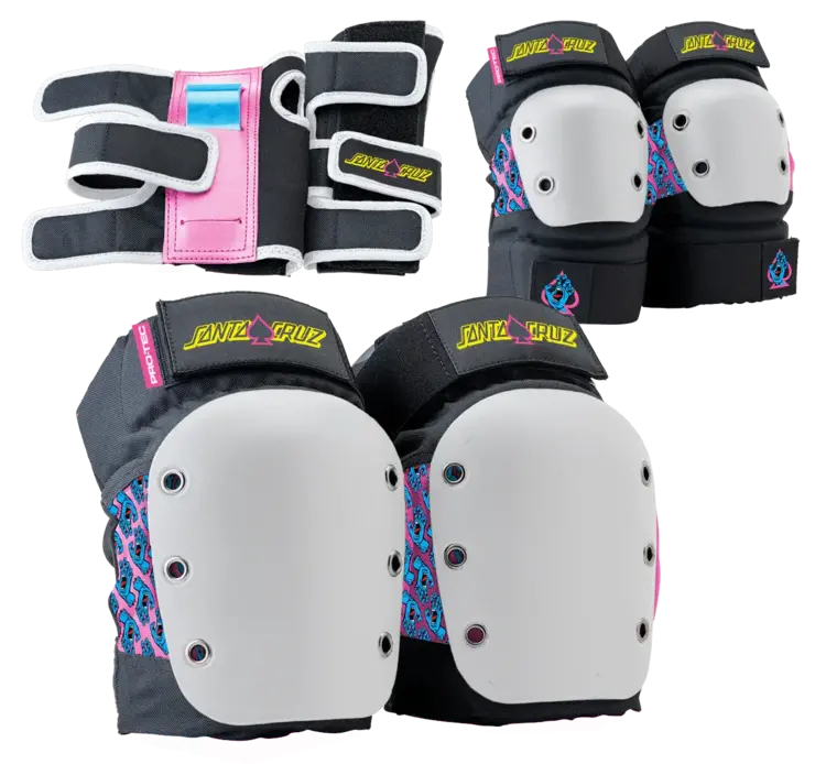 Pro Tec Pro Tec Jr. Street Pad Set- 3Pk | Santa Cruz