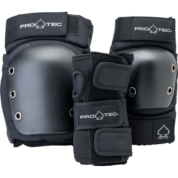 Pro Tec Pro Tec Jr. Street Pad Set- 3Pk | Black
