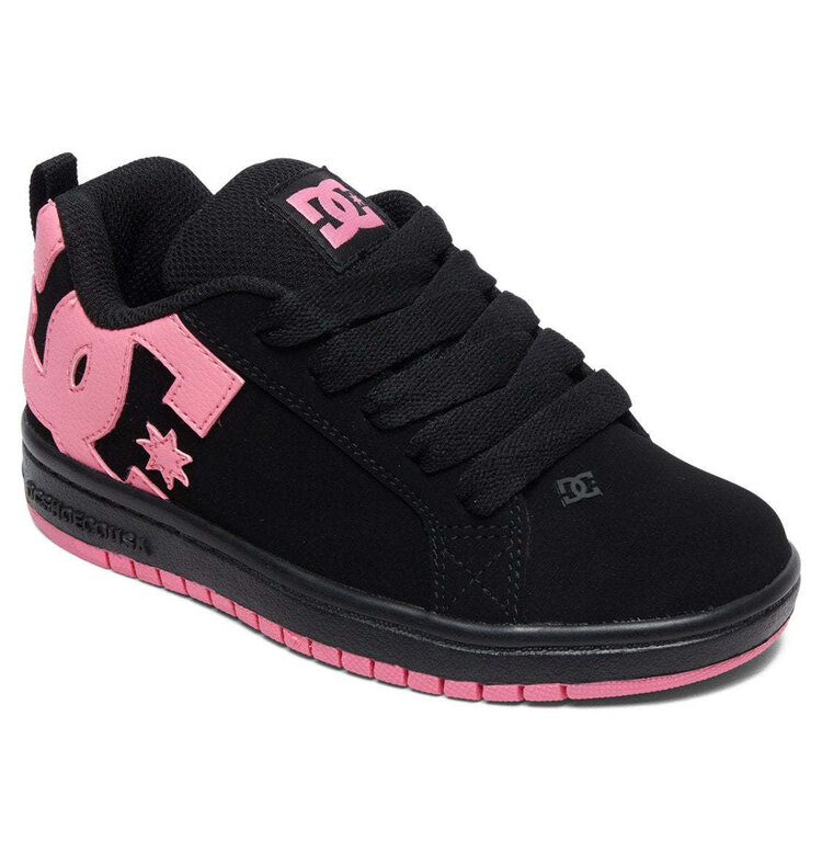 DC Dc Court Graffik (Youth) | Black/Pink