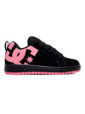DC Dc Court Graffik (Youth) | Black/Pink