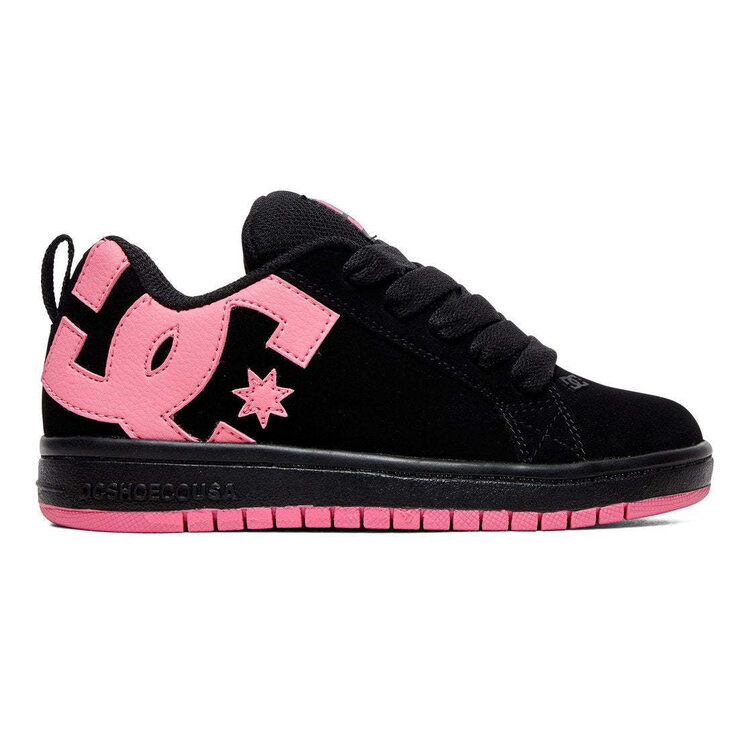 DC Dc Court Graffik (Youth) | Black/Pink