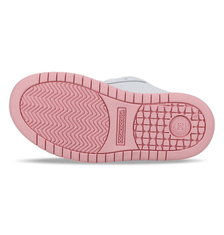 DC Dc Court Graffik (Youth) | White/Light Pink/Multi