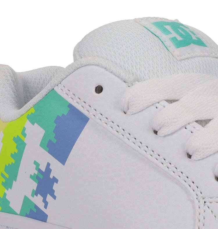 DC Dc Court Graffik (Youth) | White/Light Pink/Multi