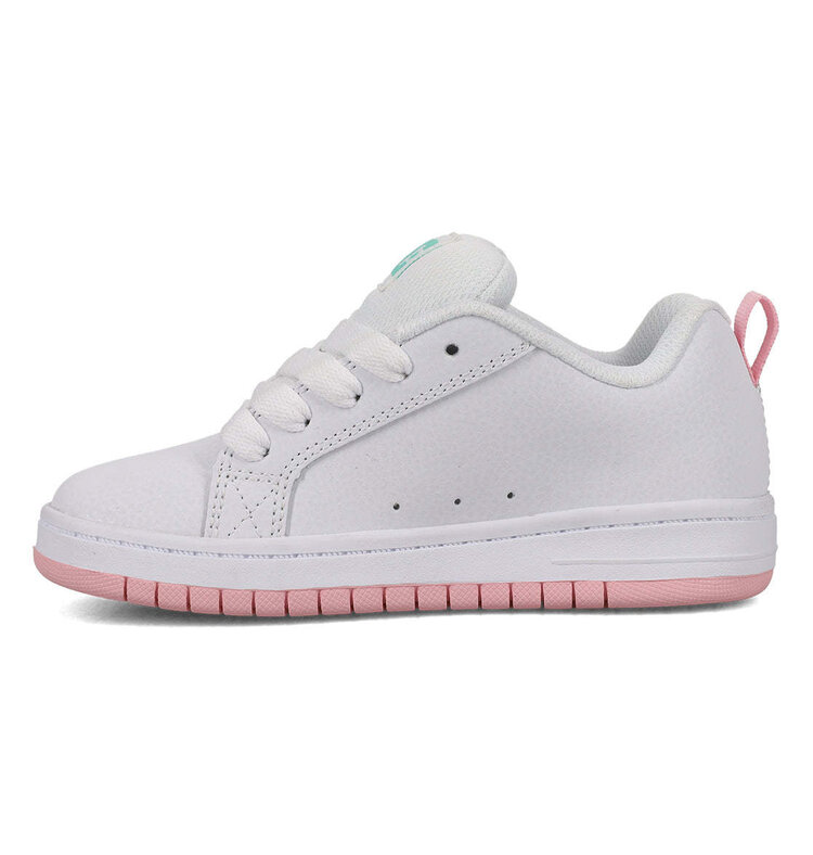 DC Dc Court Graffik (Youth) | White/Light Pink/Multi