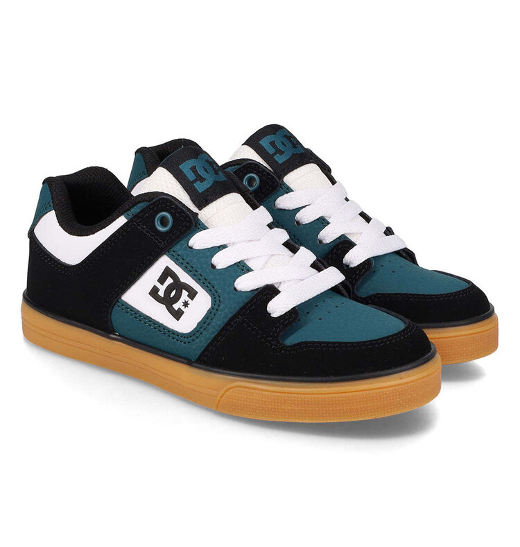 DC Dc Pure (Youth) | Black/White/Dark Green