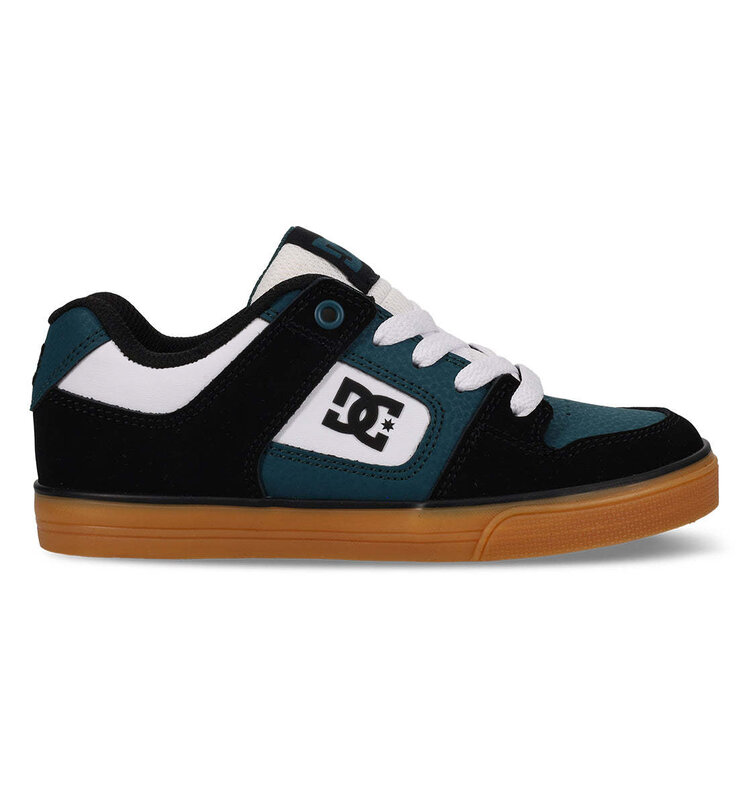 DC Dc Pure (Youth) | Black/White/Dark Green