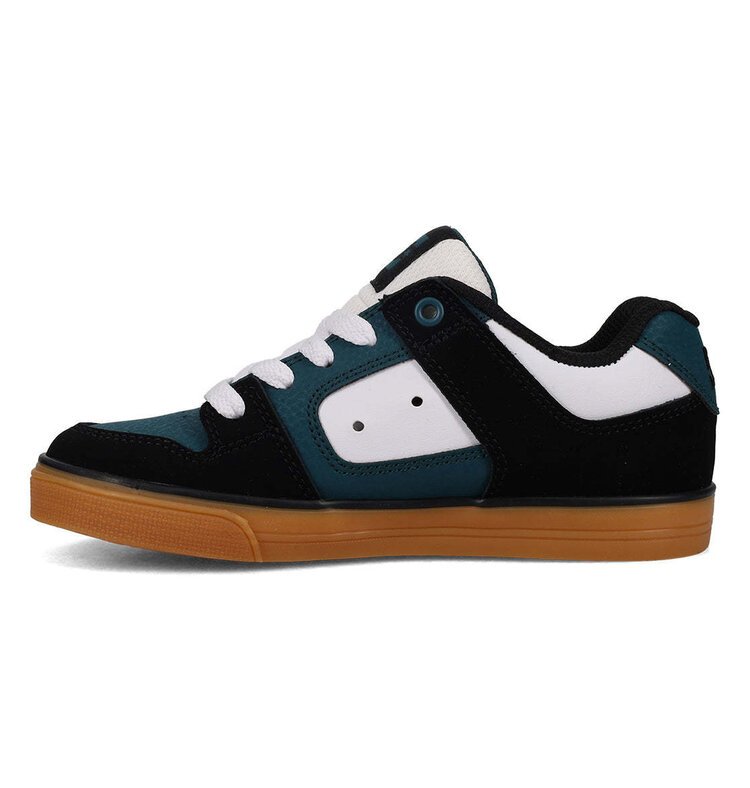 DC Dc Pure (Youth) | Black/White/Dark Green